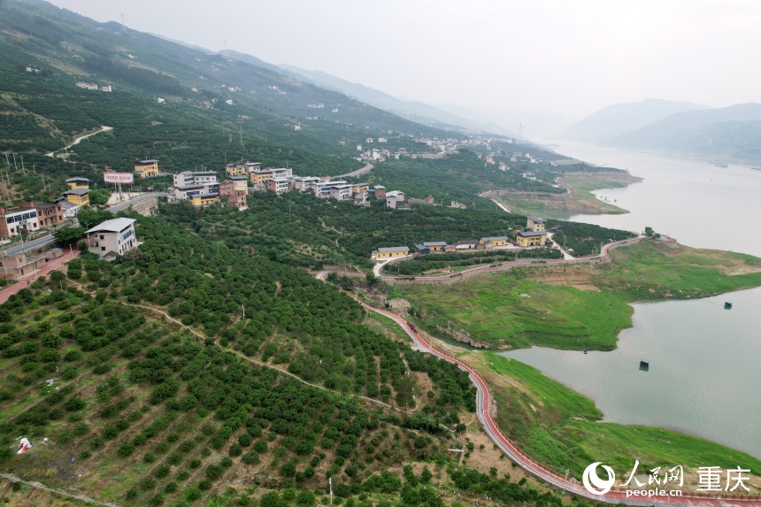豐都縣安坪鎮(zhèn)三沱村。人民網(wǎng)記者 劉政寧攝